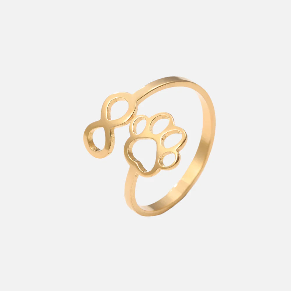 Leontine | Infinity Paw Ring