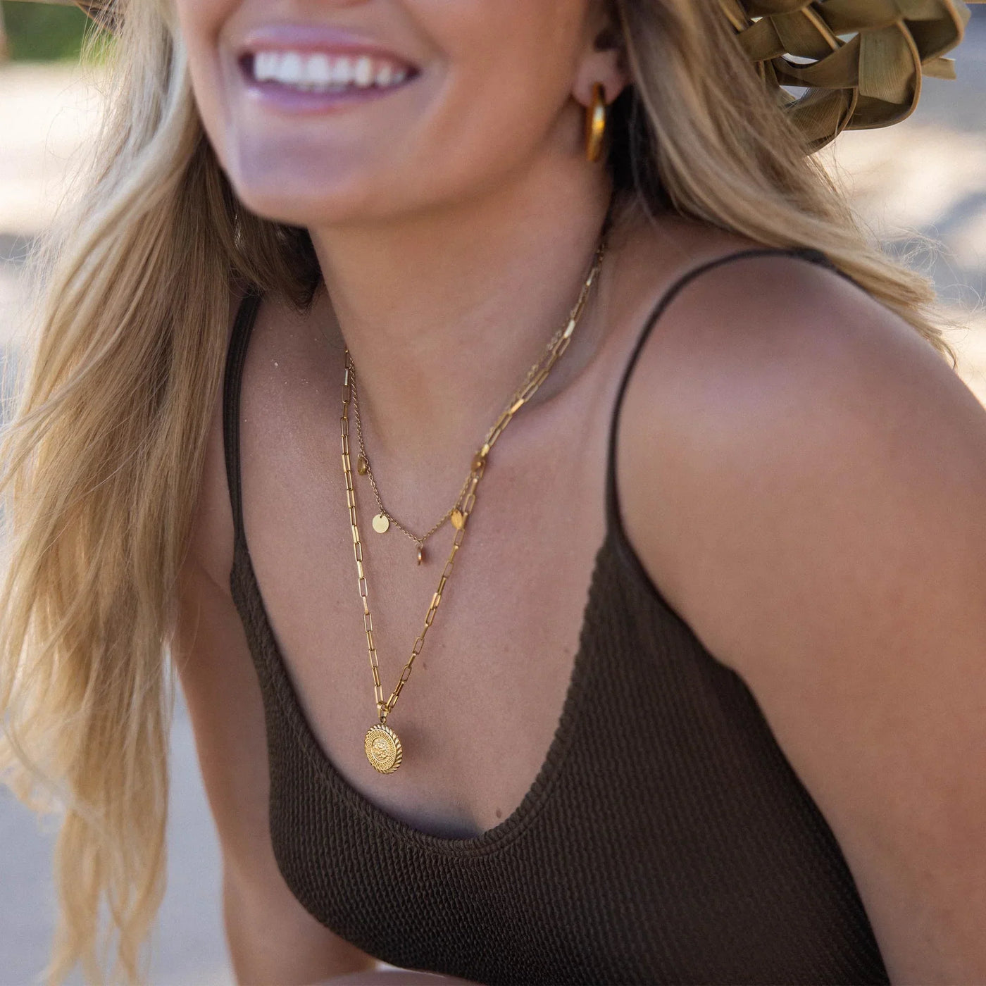 Fiora | Buddha Pendant - Gold