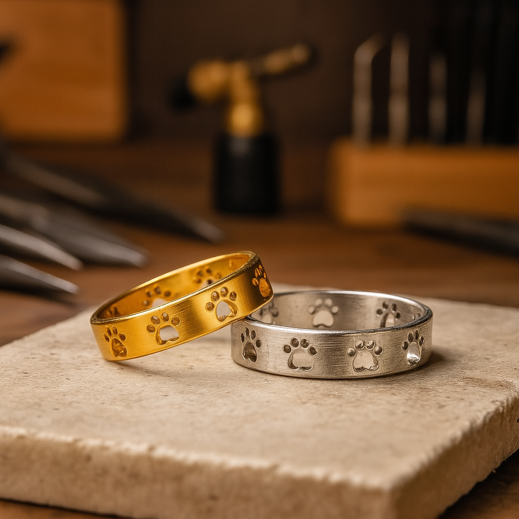 Amaris | Gold Paw Ring