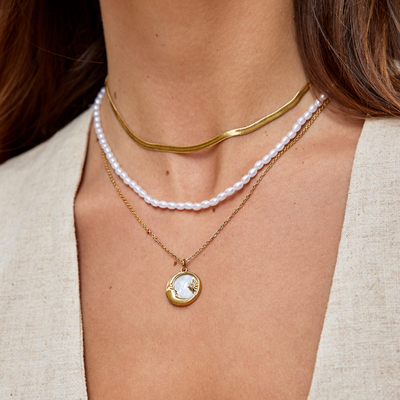 Carmine | Snake Chain Necklace