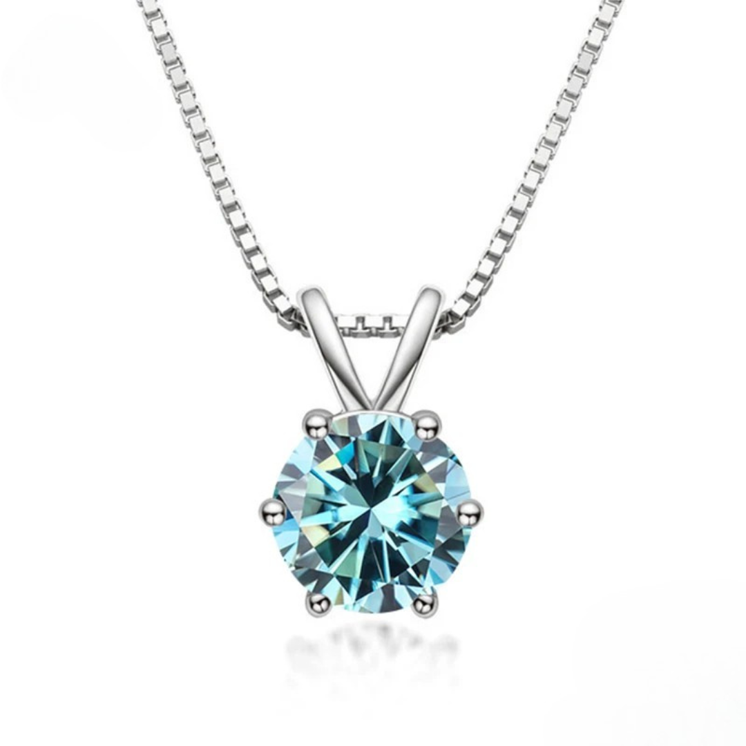 Meliora | Moissanite Solitaire Necklace