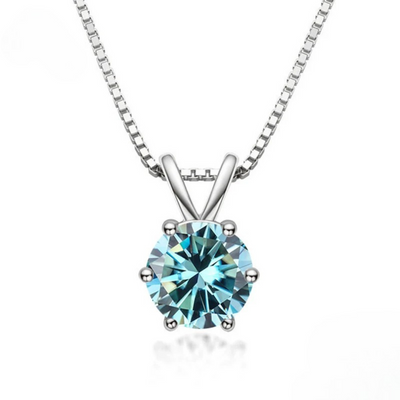 Meliora | Moissanite Solitaire Necklace