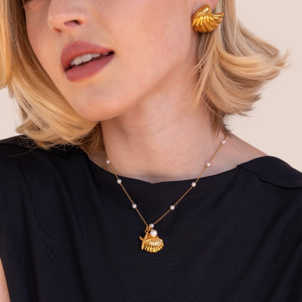Nolene | Shell Charm Necklace