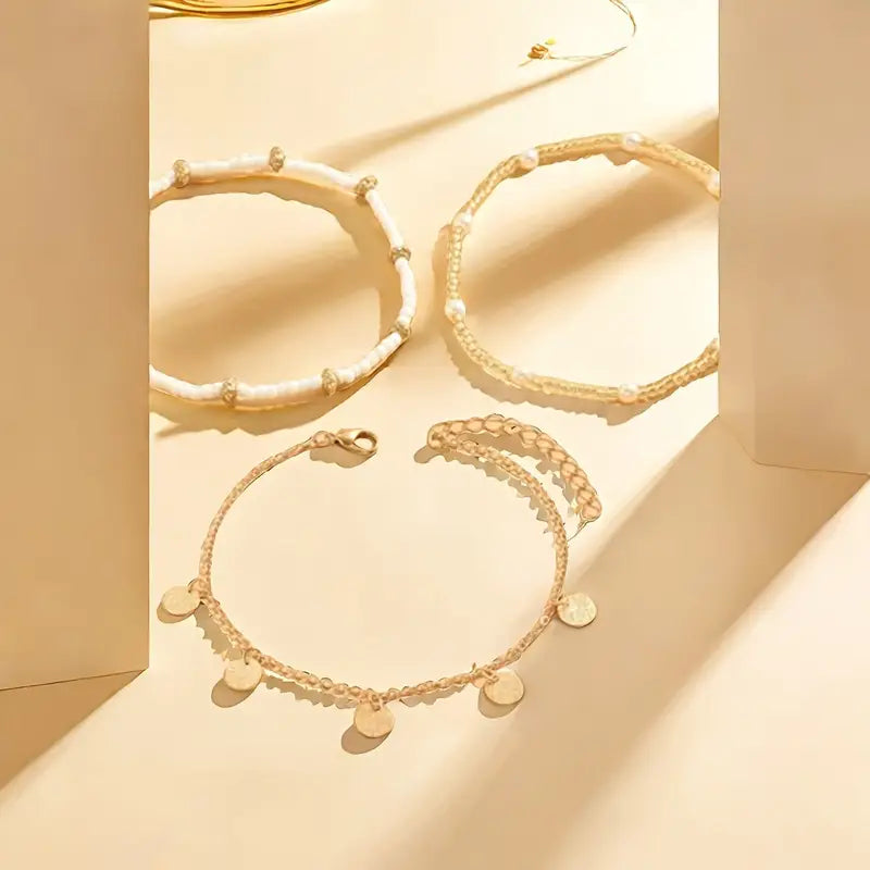 Fabiana | Coastal Anklet Set - Gold