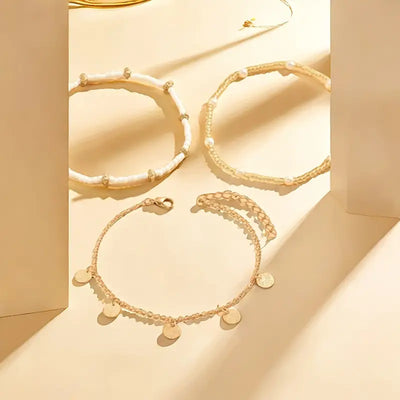 Fabiana | Coastal Anklet Set - Gold