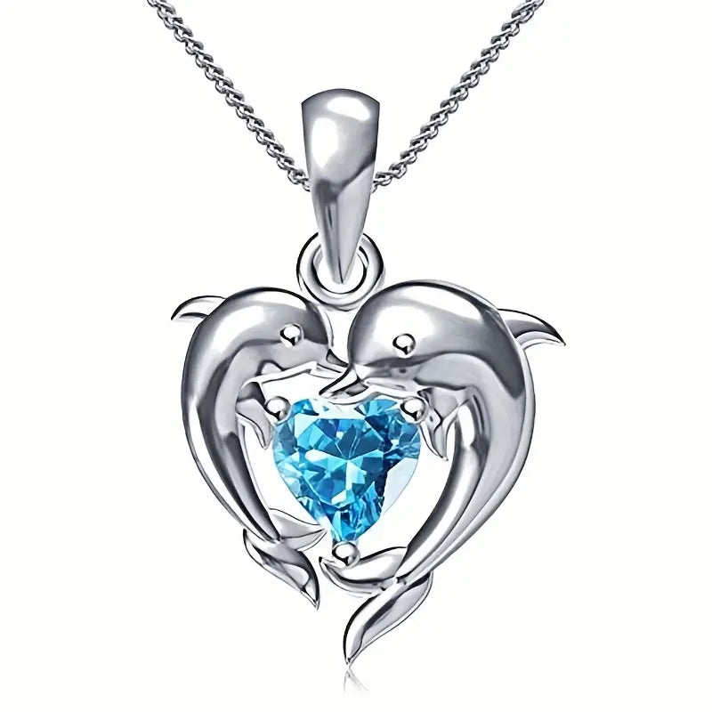 Aurelle | Twin Heart Necklace