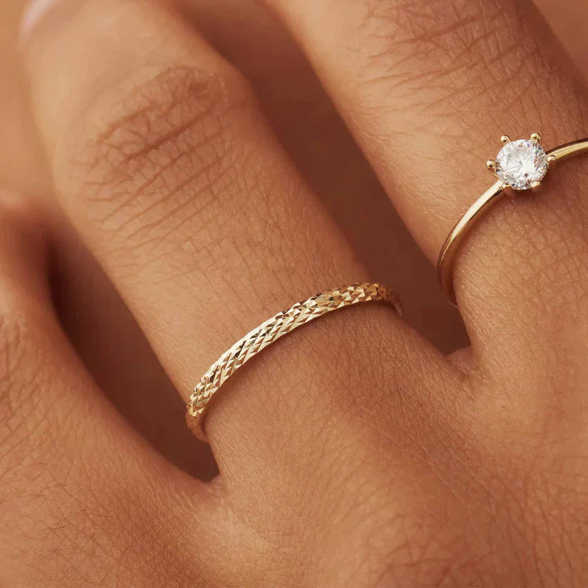 Angelina | Trellis Gold Ring - Gold