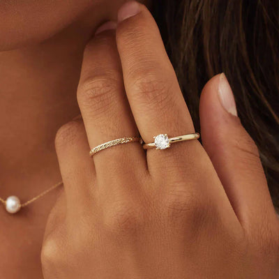 Angelina | Trellis Gold Ring - Gold