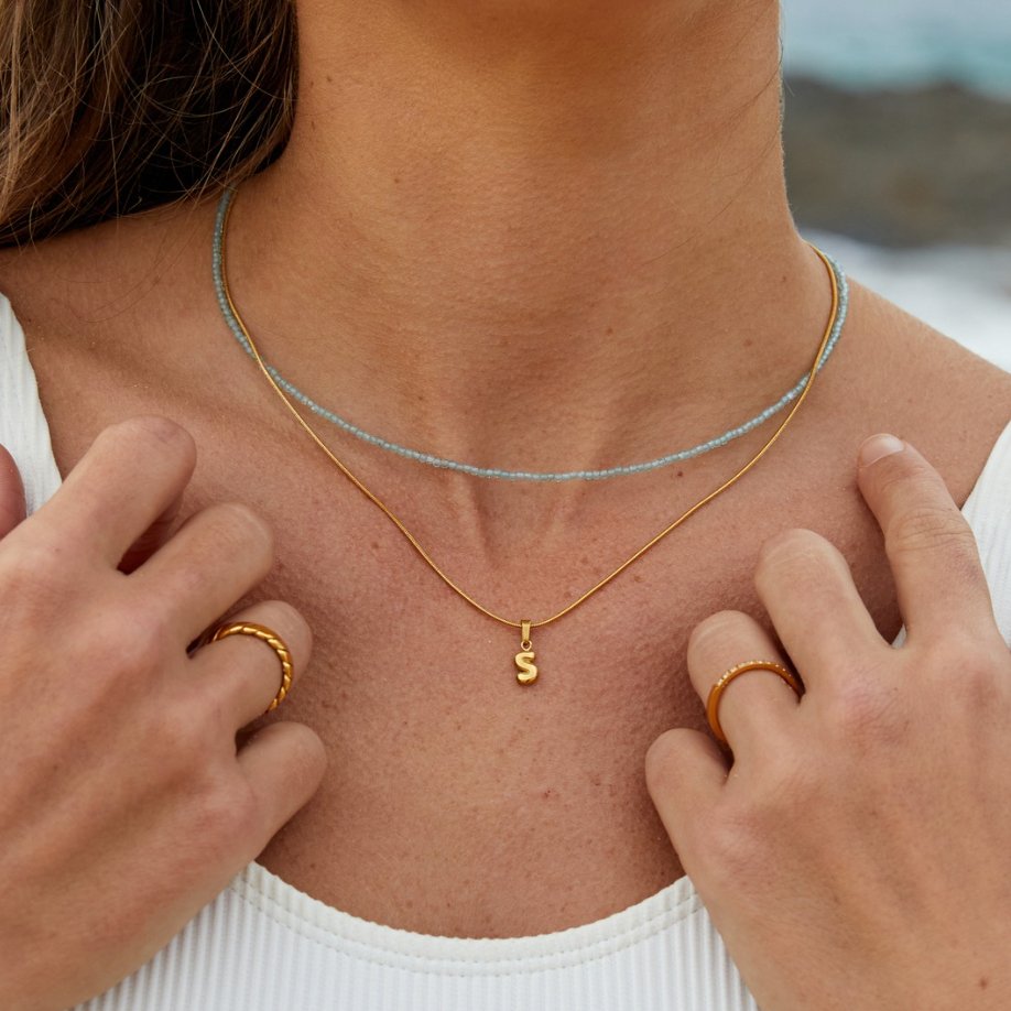 Arlisse | Bubble Letter Necklace