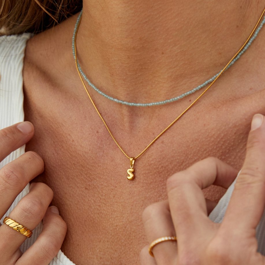 Arlisse | Bubble Letter Necklace