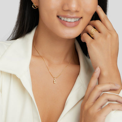 Arlisse | Bubble Letter Necklace