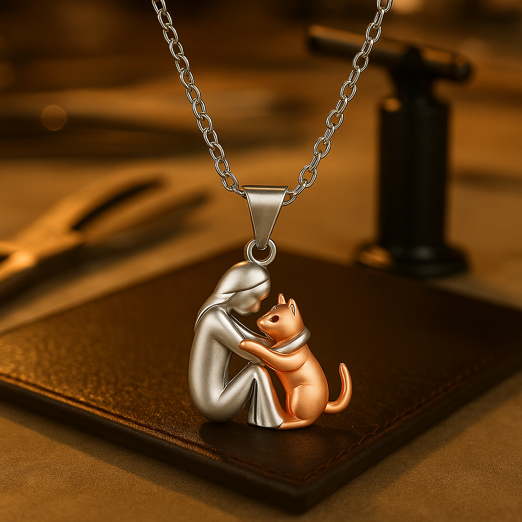 Orielle | Cat Hug Necklace