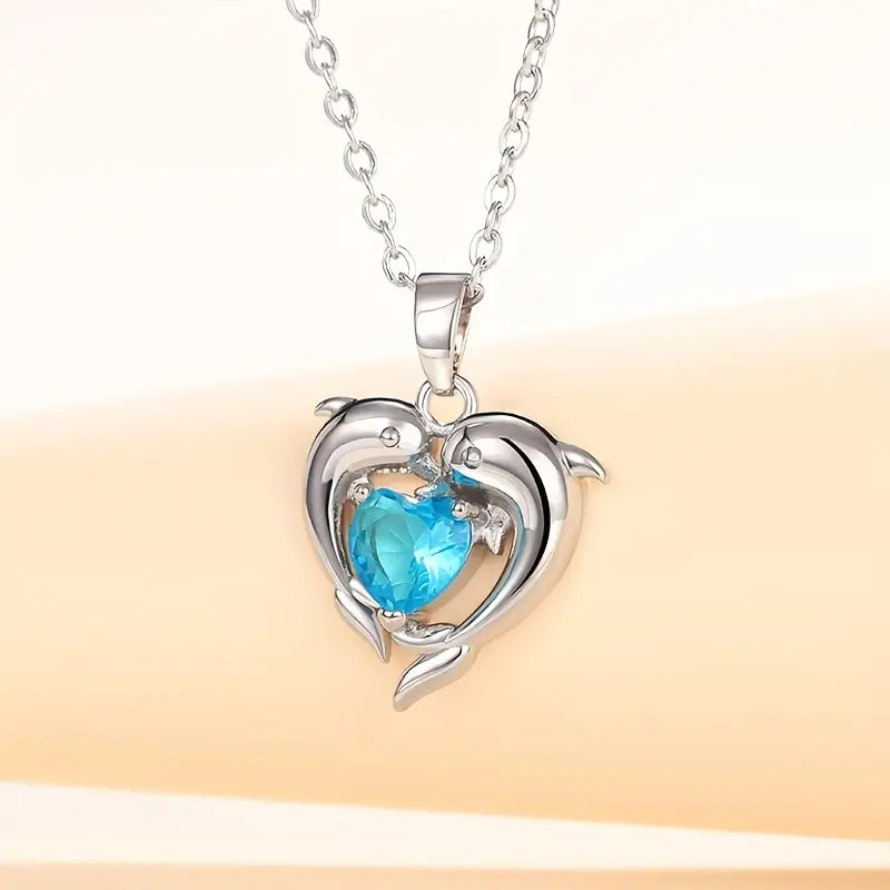 Aurelle | Twin Heart Necklace