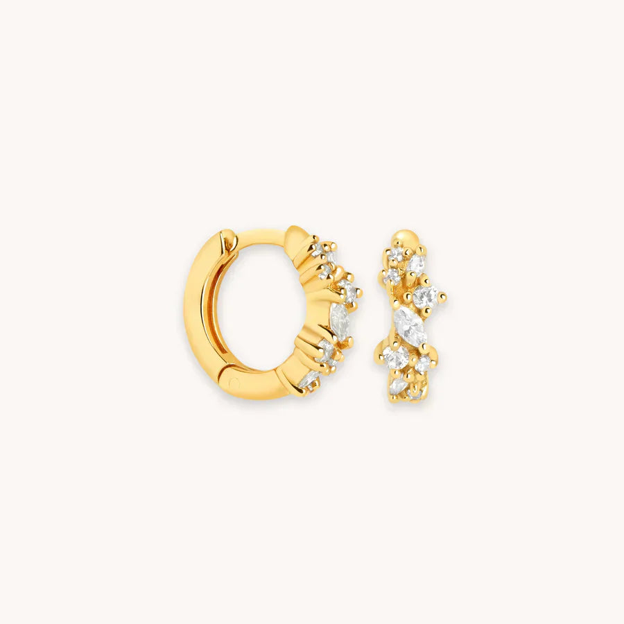 Cristina | Cluster Huggies - Gold