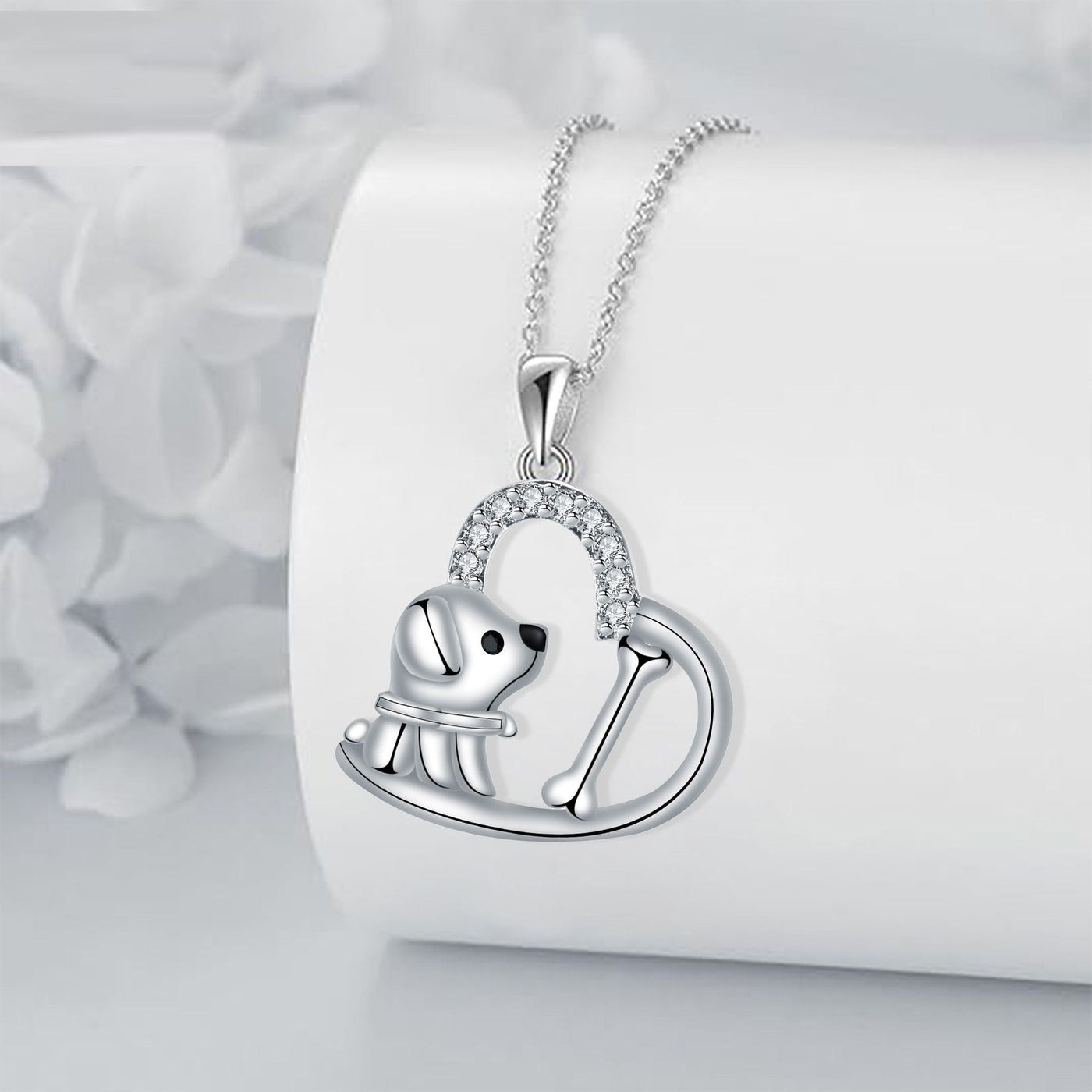Anira | Dog Heart Necklace