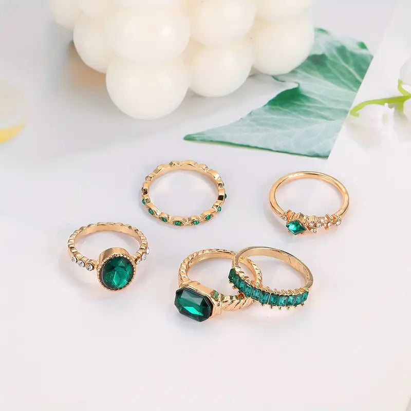 Zarina | Gold Ring Set