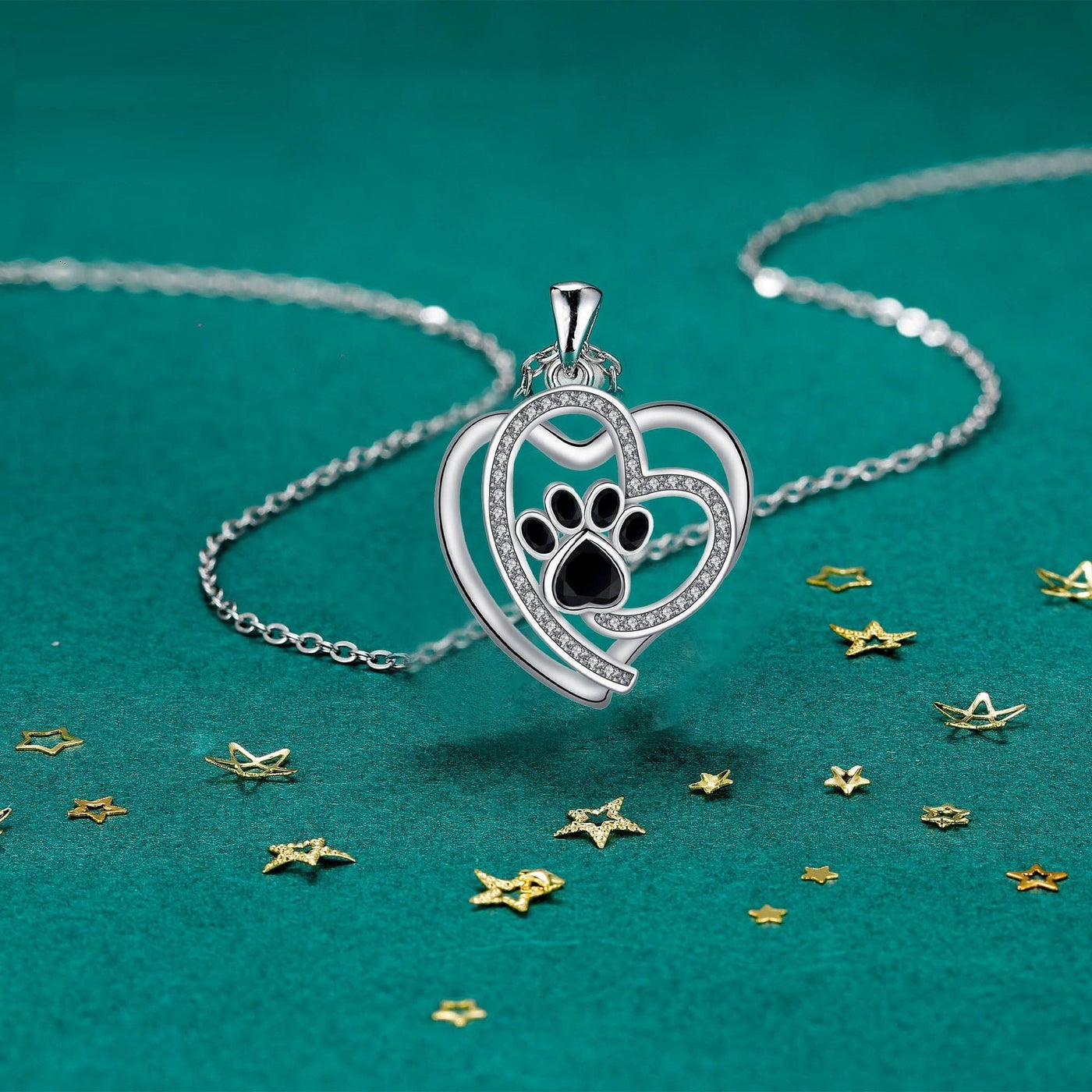 Dionna | Paw Clavicle Necklace