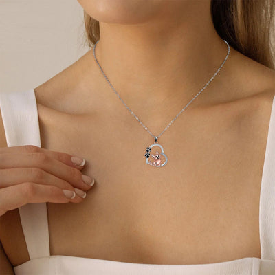 Selvianne | Heart Dog Necklace