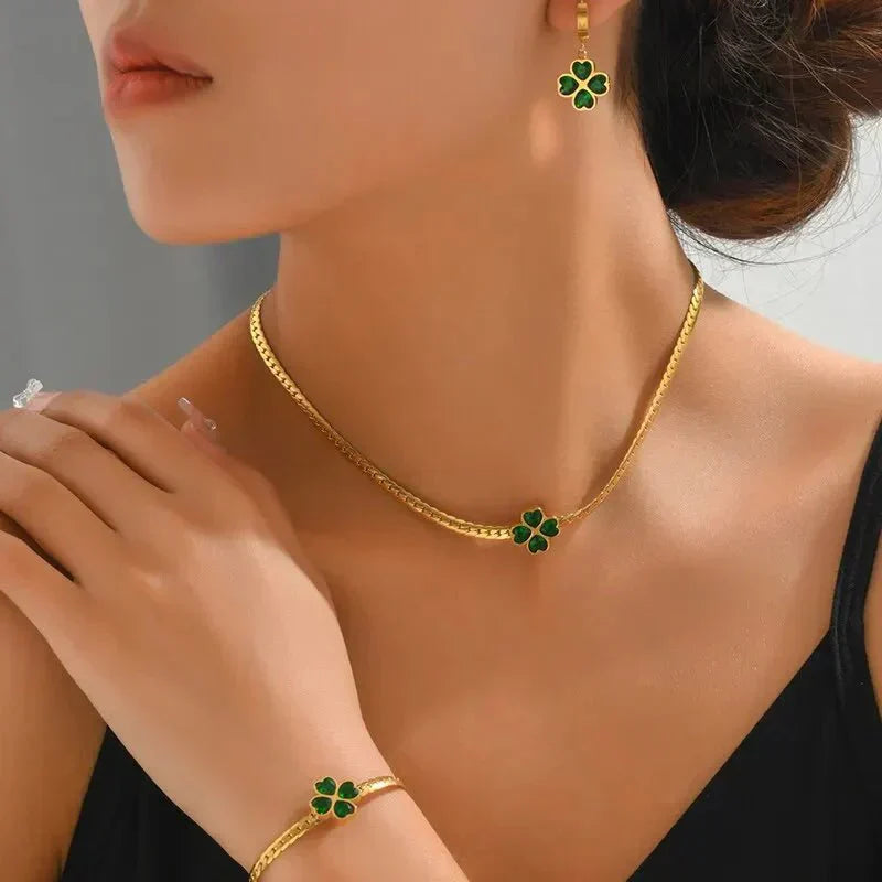 Floriane | Clover Jewelry Set