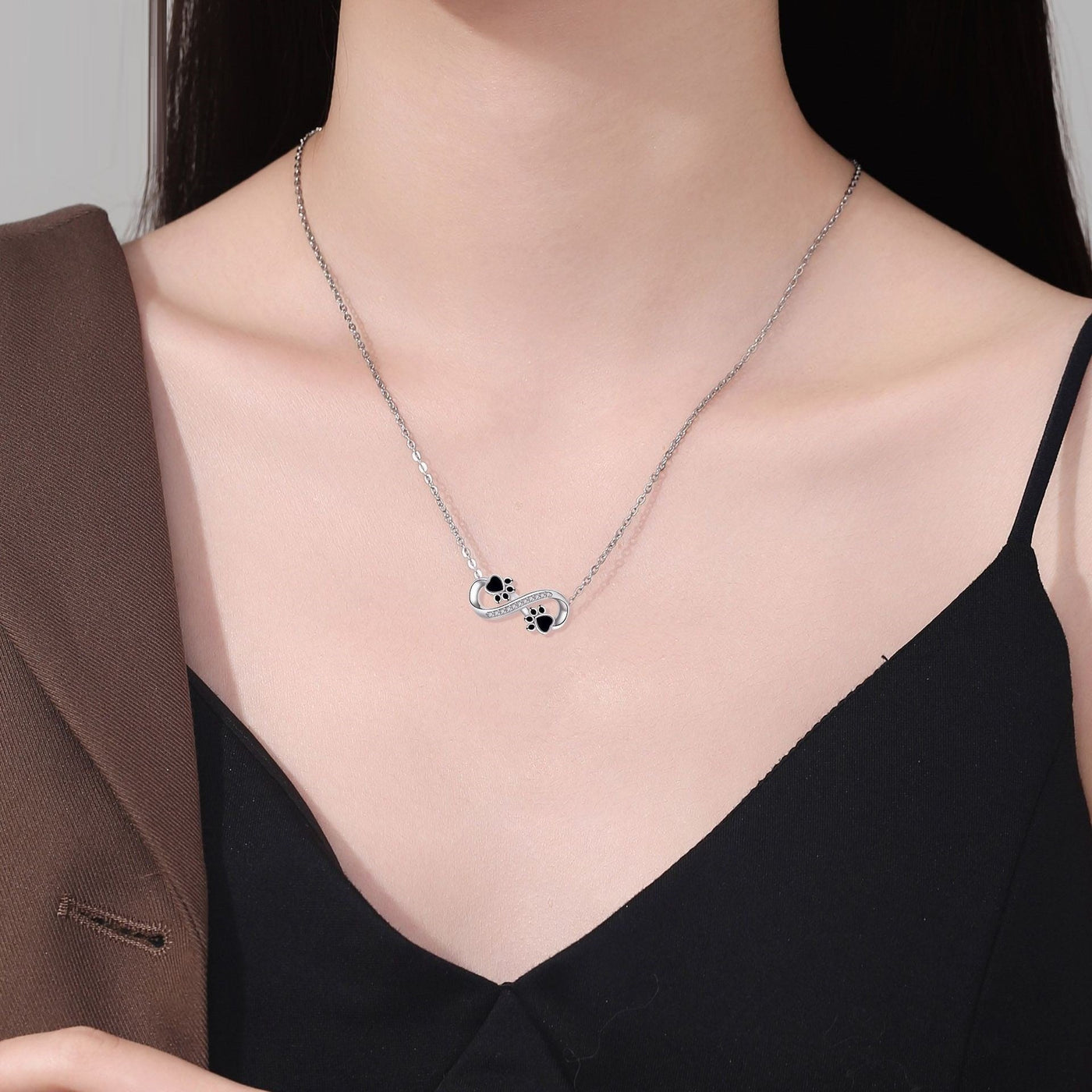 Marielle | Zircon Paw Necklace