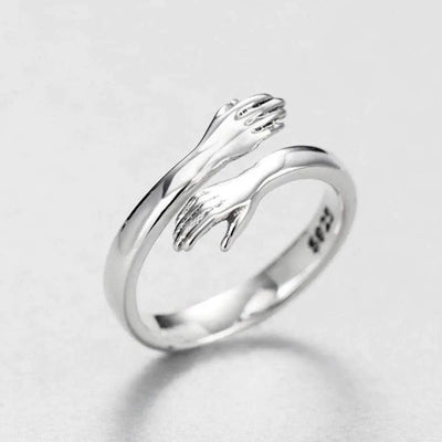 Amity | Silver Adjustable Hug Ring