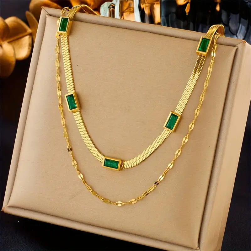 Sorella | Retro Gem Necklace