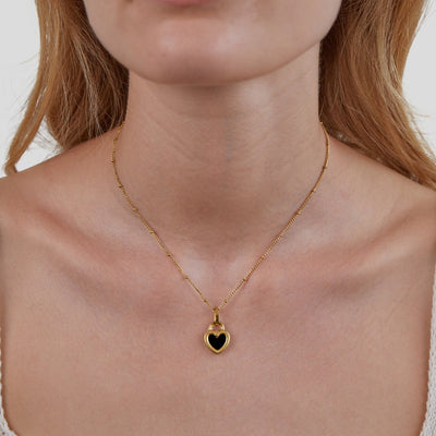 Maelis | Reversible Heart Necklace
