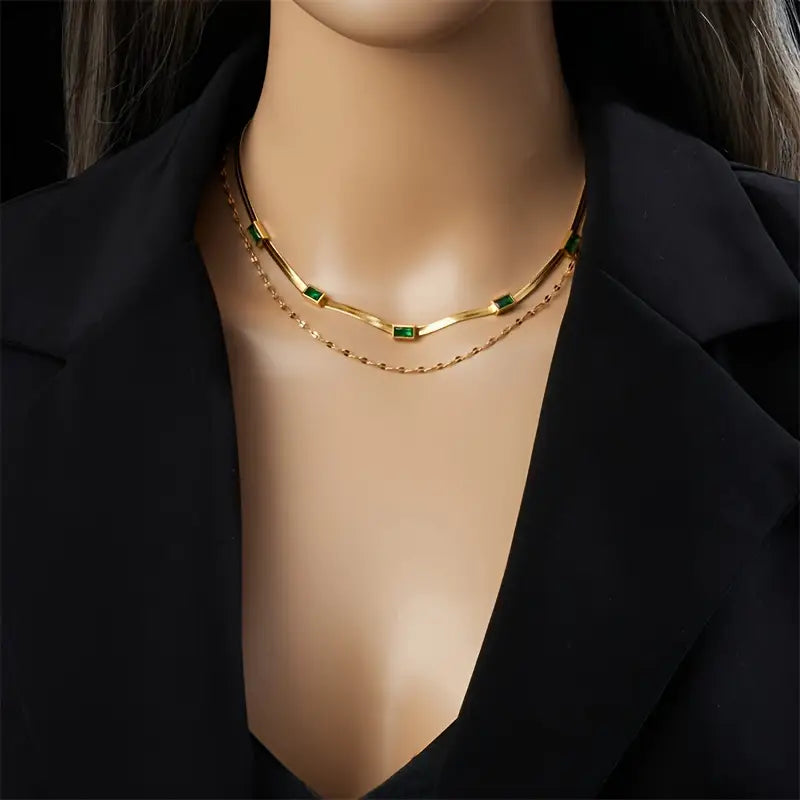 Sorella | Retro Gem Necklace