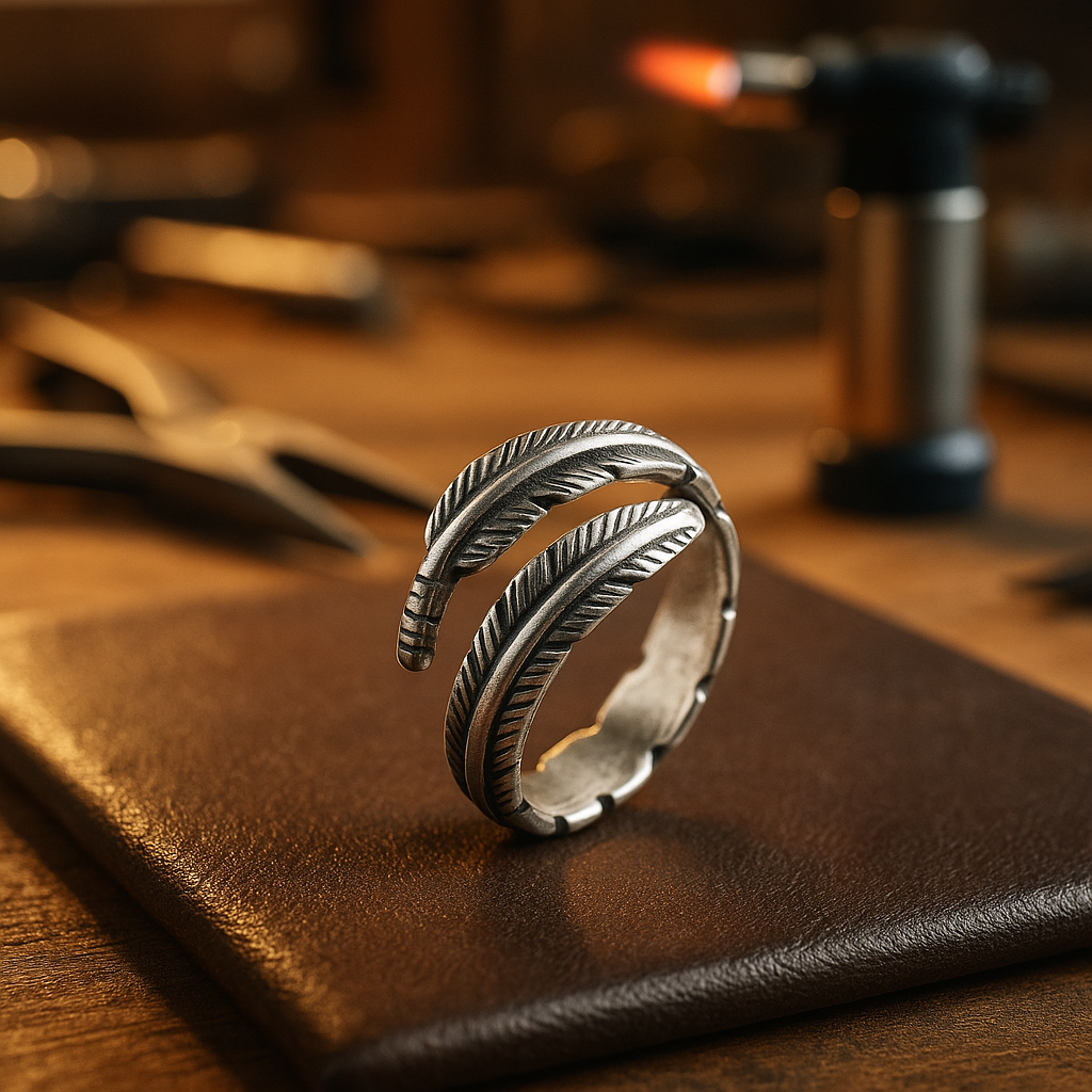 Aubria | Angel Feather Ring