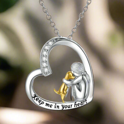 Celiane | Dog Heart Necklace