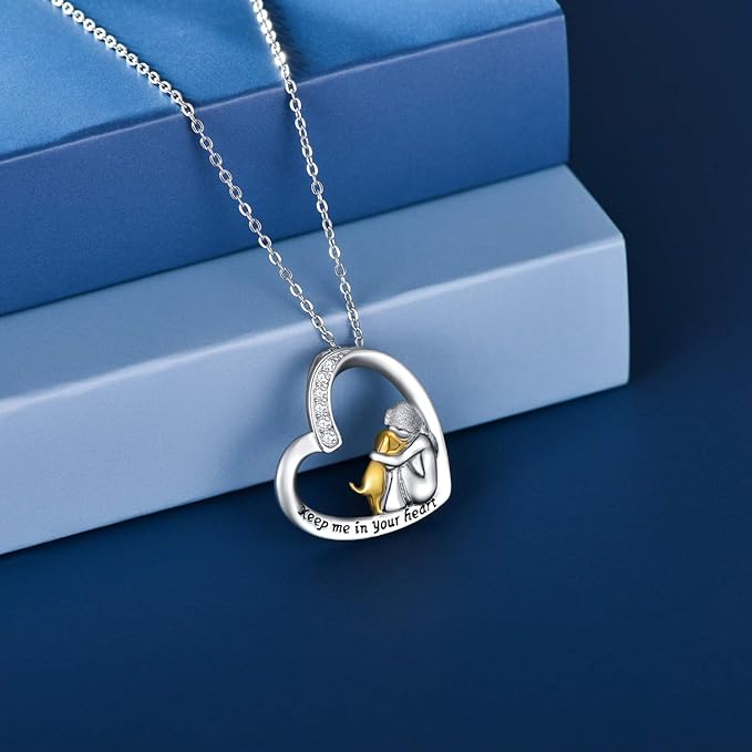 Celiane | Dog Heart Necklace
