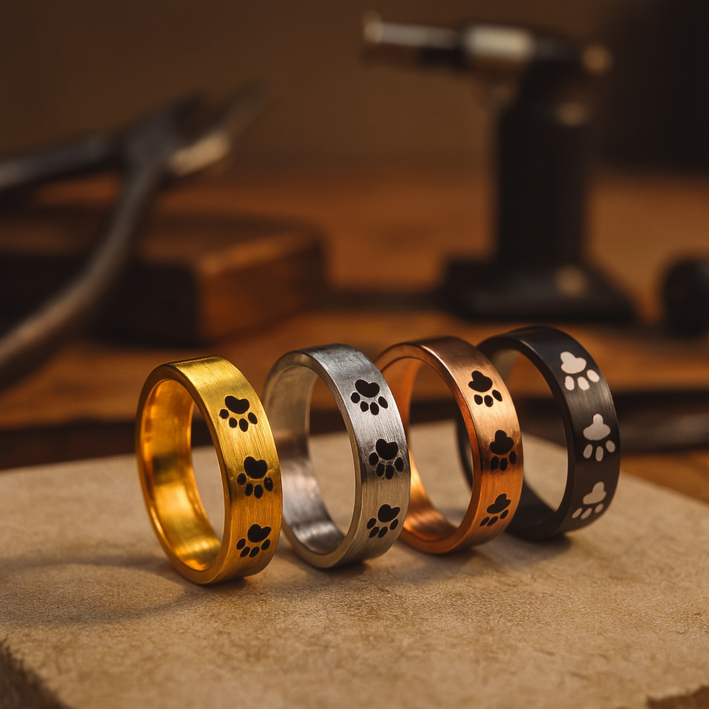 Juliette | Steel Paw Ring