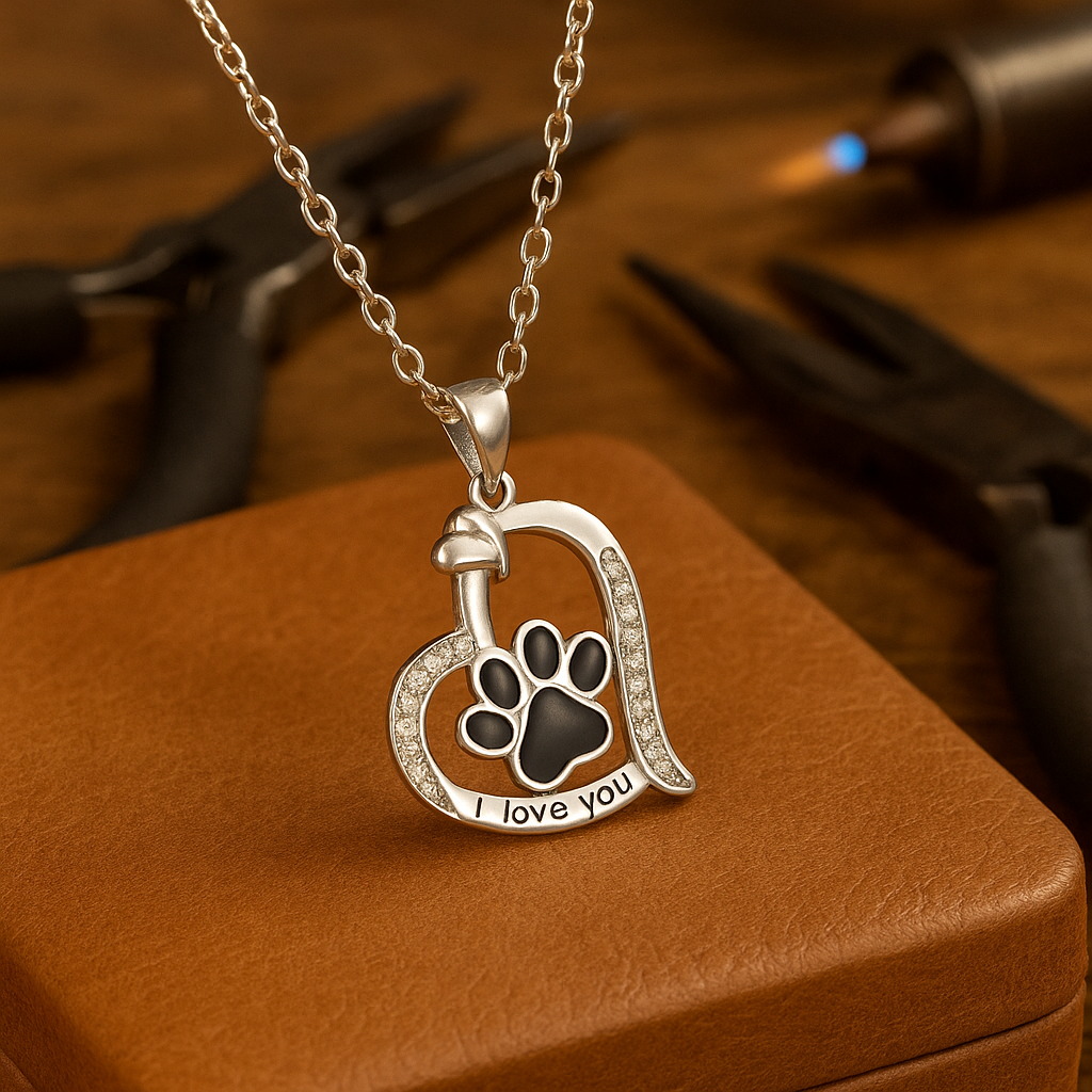 Lunaria | Paw Print Pendant