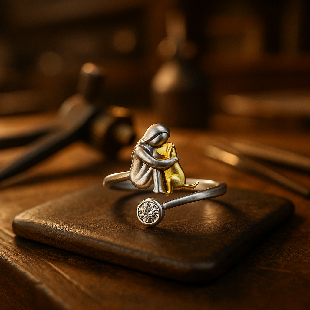 Serelle | Dog Embrace Ring