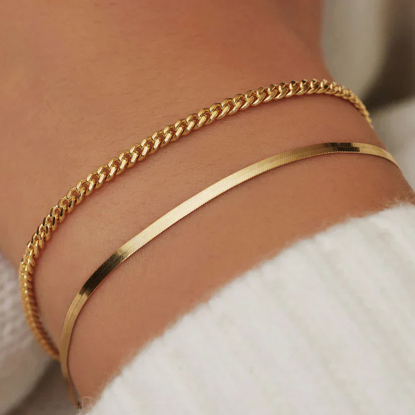 Sabina | Serpent Gold Bracelet - Gold