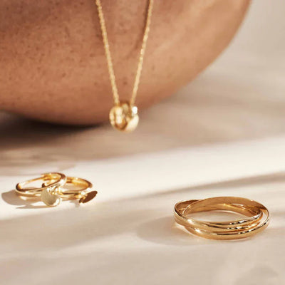 Domenica | Trielle Gold Ring - Gold