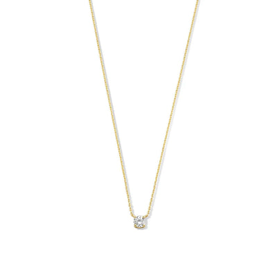 Isabella | Moissanite Pendant - Gold
