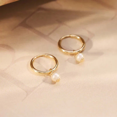 Elisabetta | Crest Gold Earrings - Gold