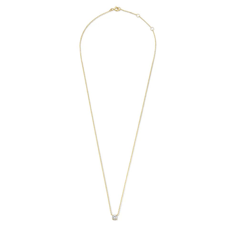 Isabella | Moissanite Pendant - Gold