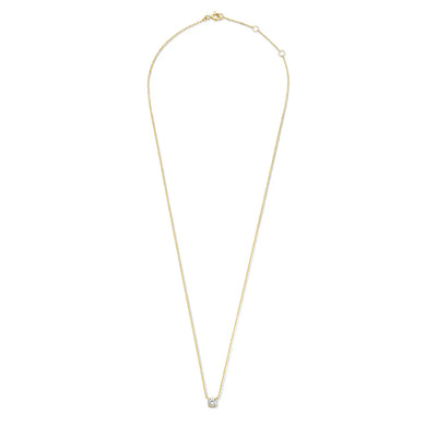 Isabella | Moissanite Pendant - Gold