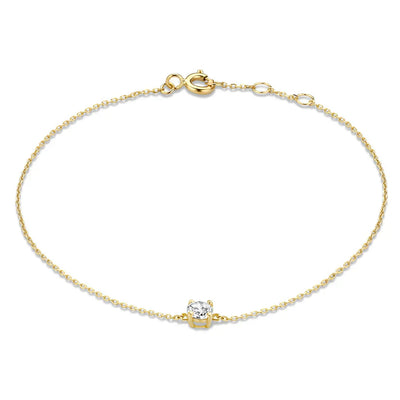 Rosabella | Moissanite Link Bracelet - Gold
