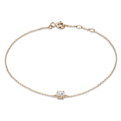 Rosabella | Moissanite Link Bracelet - Gold