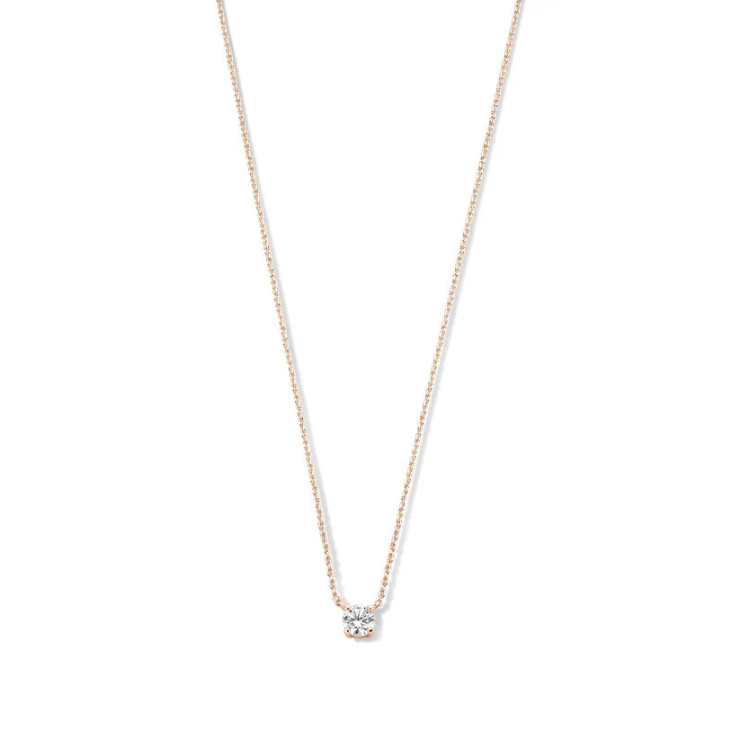 Isabella | Moissanite Pendant - Gold