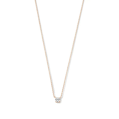 Isabella | Moissanite Pendant - Gold