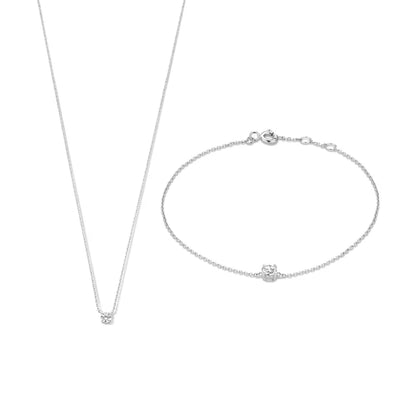 Giulietta | Moissanite Jewelry Set - Gold