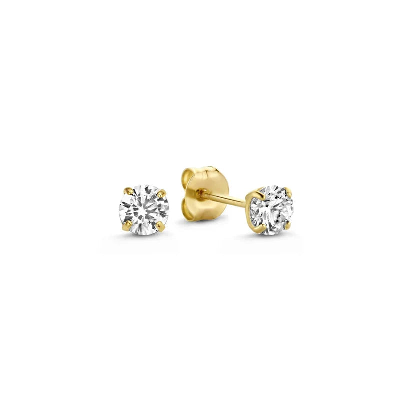 Camellia | Stone Earring Set - Gold