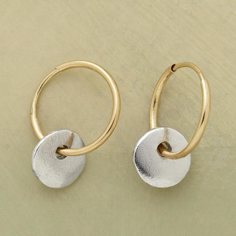 Ophelia | Dual Gold Hoops