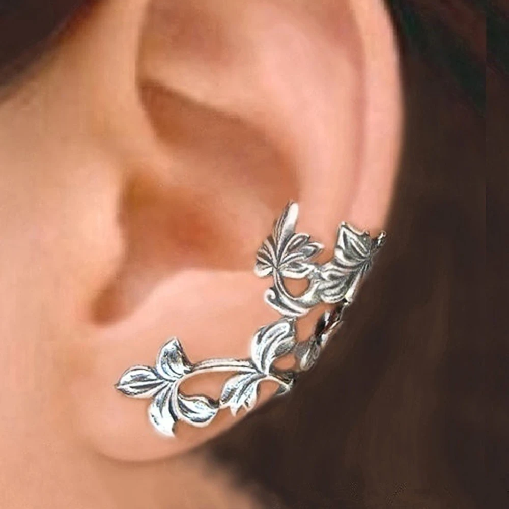 Ismera | Leaf Silver Earrings