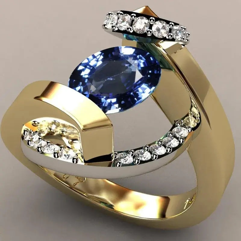 Marisol | Blue Zircon Vintage Ring