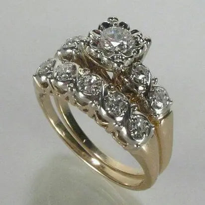 Giselle | Glittering Gold Vintage Ring